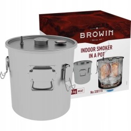 Rūkykla puode 18l 330115 namų krosnelei iki 5kg apkrovos