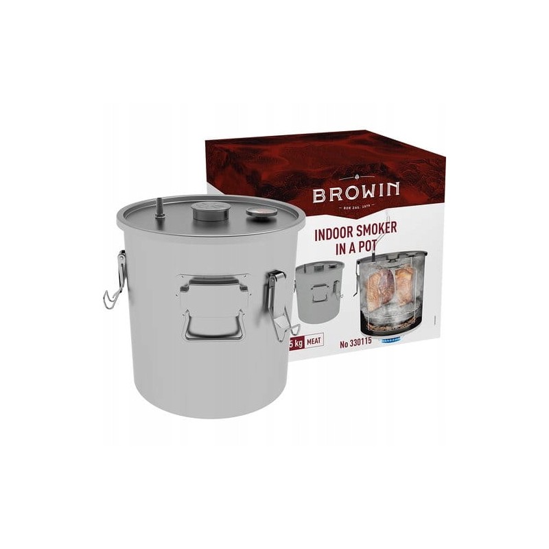 Rūkykla puode 18l 330115 namų krosnelei iki 5kg apkrovos