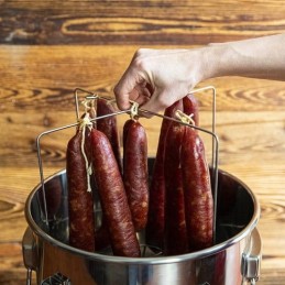 Rūkykla puode 18l 330115 namų krosnelei iki 5kg apkrovos