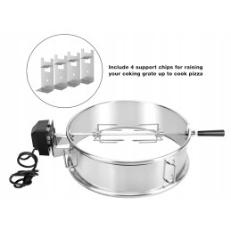 Picos akmuo, nerūdijančio plieno grotelės su 47 cm tikfire brk6063