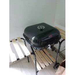 ⭐ sodo anglies grilis ant ratų apima 3 lentynas ⭐