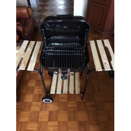 ⭐ sodo anglies grilis ant ratų apima 3 lentynas ⭐