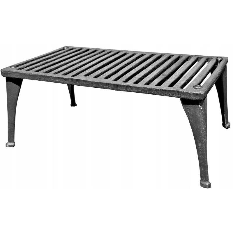 Didelės ketaus židinio grotelės 56x34 grilinei krosnelei