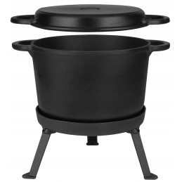 Medžioklės katilas kepsniams 15l ketaus MK605 Rossner grilis