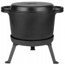 Medžioklės katilas kepsniams 15l ketaus MK605 Rossner grilis