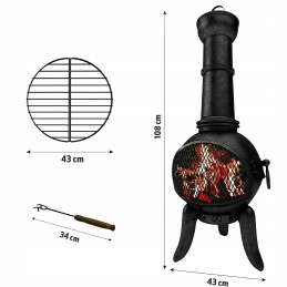 Sodo židinys, ketaus židinys sodui