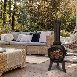 Sodo židinys, ketaus židinys sodui