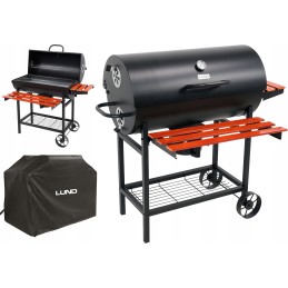 Grilis anglimis su dangteliu, grotelės 71x34,5cm + dangtis