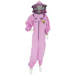 XXXL violetinis bitininkystės kostiumas su kepure