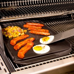 Ketaus kepsnys karališkasis grilis plancha 45 cm ketaus grilio plokštė 11342