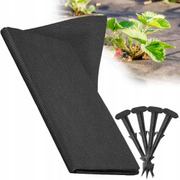 Agrotekstilė piktžolių kilimėlis agrotekstilė + smeigtukai