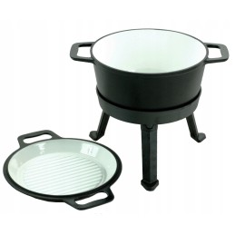 Ketaus medžioklės puodas, 15l