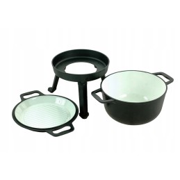 Ketaus medžioklės puodas, 15l