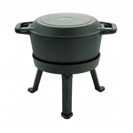 Ketaus medžioklės puodas, 15l