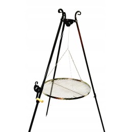 Grilis laužui, trikojis, sodo stovas, sodo laužavietė