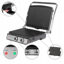 Elektrinis grilis profi cook vnt kg 1029 2000 in