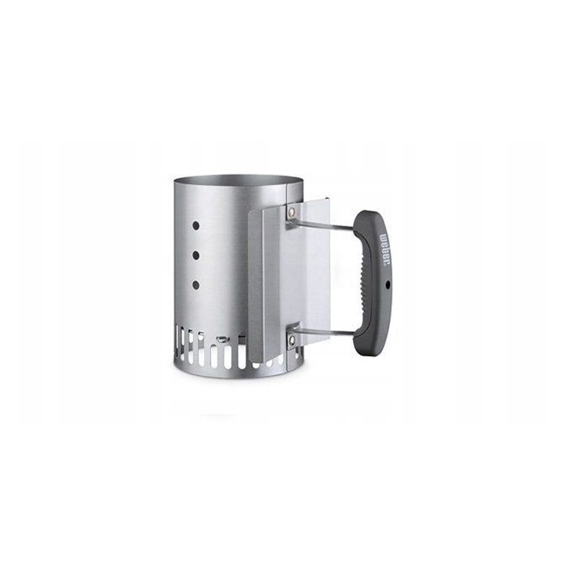 Didelis Weber briketinis apšvietimo kaminas