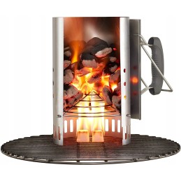 Didelis Weber briketinis apšvietimo kaminas