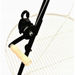 Grilio komplektas, židinys, sodo židinys, nerūdijančio plieno grotelės, 70 cm