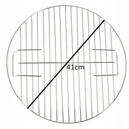 Anglies sodo grilis briketams, uždaras, su ventiliaciniu dangteliu ir lentyna