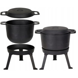 Ketaus medžioklinis katilas 15l 3in1 MK605