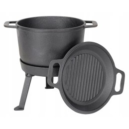 Ketaus medžioklinis katilas 15l 3in1 MK605