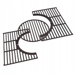 Tepro toronto ketaus grotelės, juodos, ø 30 cm