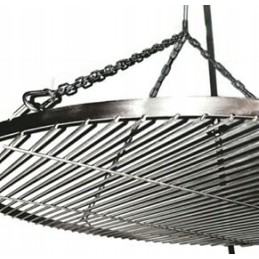 Trikojais židinio grilis, sodo laužavietė, grotelės fi70