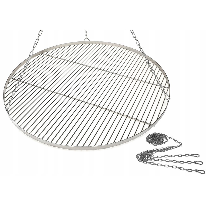 80 cm grilio grotelės, nerūdijantis plienas, apvali rūgštims atspari grandinėlė, gamintojas
