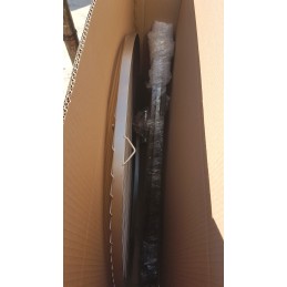 Trikojis grotelės, nerūdijančio plieno, apvalios pakabinamos grotelės, skersmuo 70 cm