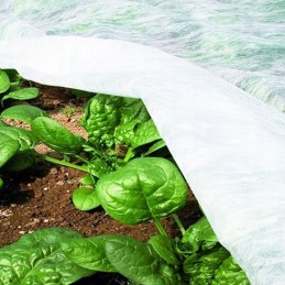 Agrotekstilės spyruoklinis dengiantis audinys + kaiščiai 20 vnt 1,1x5m 17 g/m²