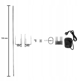 Sukamos grotelės, skirtos Santos, S-301 ir S-318 kepsninėms, Burnhard Earl