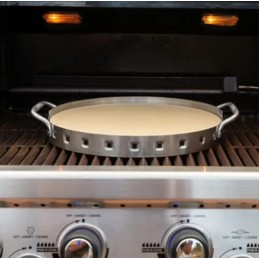 Broil King picos rinkinys, mentelė, akmuo, metalinis picos žiedas