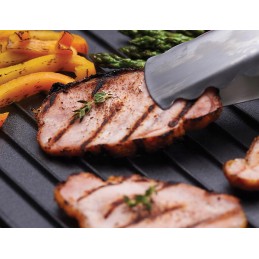 Ketaus lėkštė suverenioms kepsninėms karaliaus kepsninėms