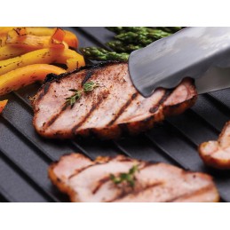 Ketaus lėkštė suverenioms kepsninėms karaliaus kepsninėms