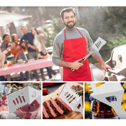 Kepsninės rinkinys su 26 priedais, mentele, šakute ir atidarytuvu