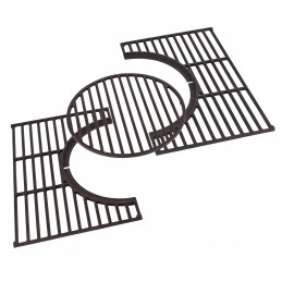 Tepro toronto ketaus grotelės, juodos, ø 30 cm