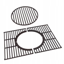 Tepro toronto ketaus grotelės, juodos, ø 30 cm