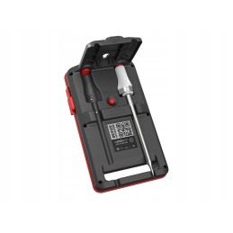 Belaidis LCD grotelių termometras su programėle telefone