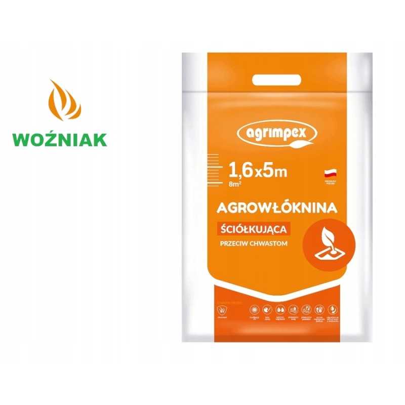Agrowł. agro-marina juoda 50g 1,6mx5m + 14 kaiščių