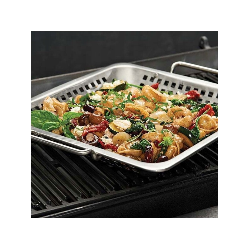 Nerūdijančio plieno keptuvė karališkajame grilyje 30 5 x 30 5 x 5 cm
