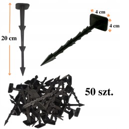 Smeigtukai smeigtukai inkarai agrotekstilei 20cm 50vnt agrotekstile geotekstile