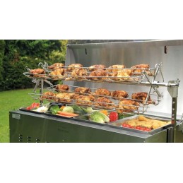 Mėsos grotelės Tepro Columbus griliui 26x132x22