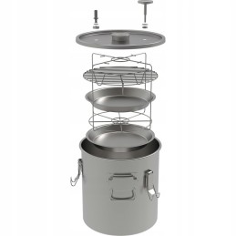 Rūkykla rudame puode