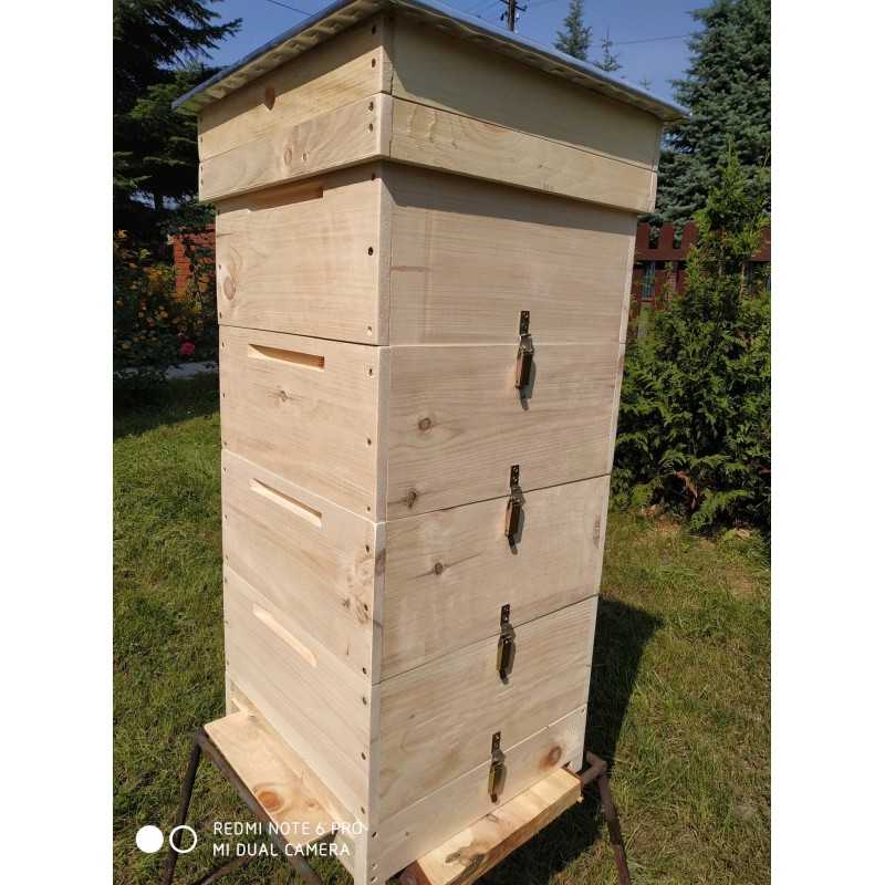 Wielkopolska avilys, pilnas komplektas, 18 cm, balta pušis