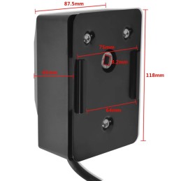 Plieninė grilio rozetė su 1000 mm varikliu