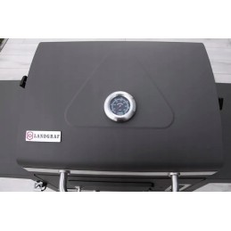 Profesionali sodo kepsninė su anglimis + lentynos + peleninė + dangtis + grotelės