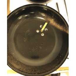 Naujas, gamykloje supakuotas kompaktiškas virdulys anglies grilis 47 cm