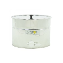 Atsiskaitymo bakas 30l, nerūdijančio plieno Lyson plastikinis vožtuvas