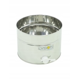 Atsiskaitymo bakas 30l, nerūdijančio plieno Lyson plastikinis vožtuvas